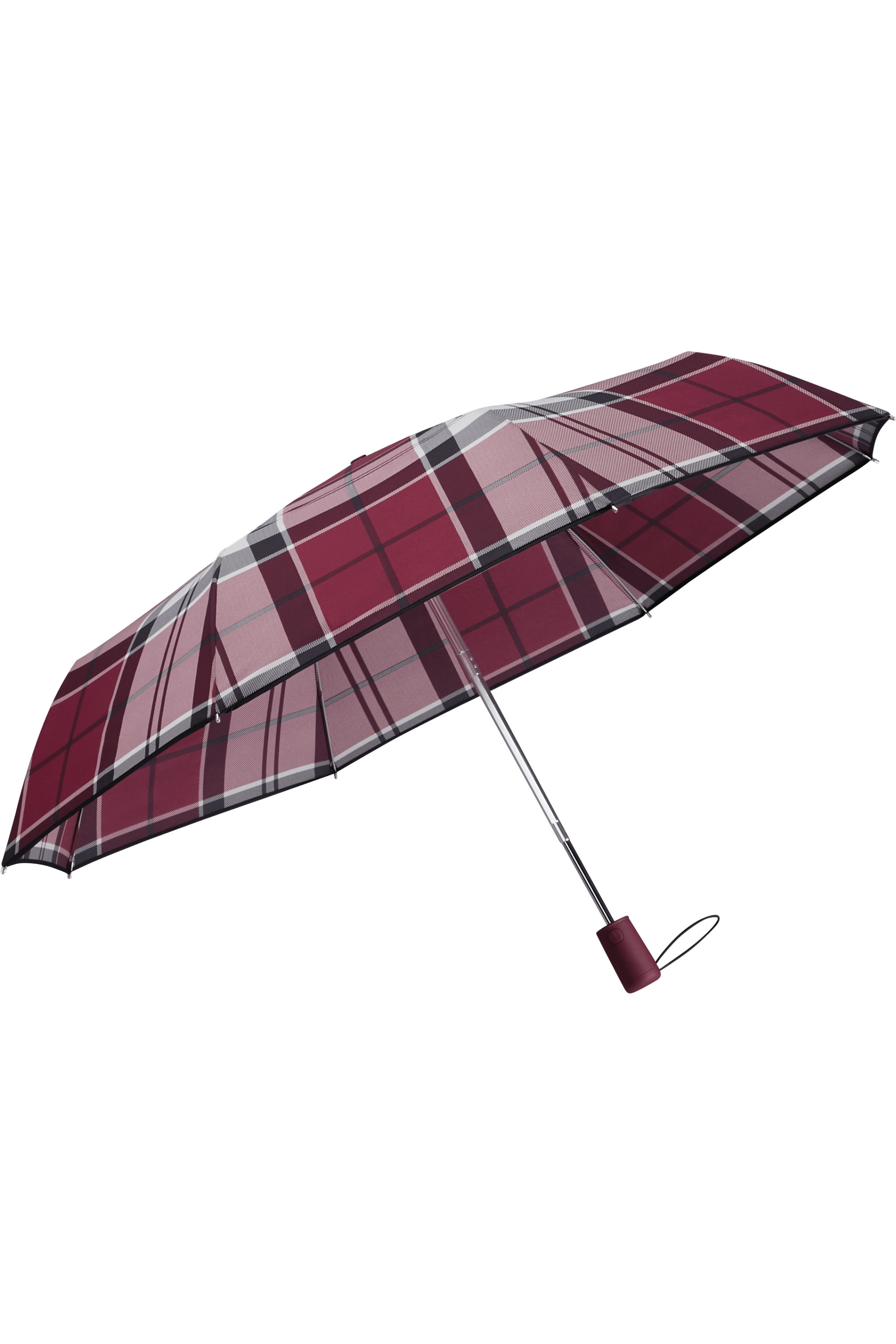 Samsonite Alu Drop S Ombrello CK1*17203 Garnet Red Check