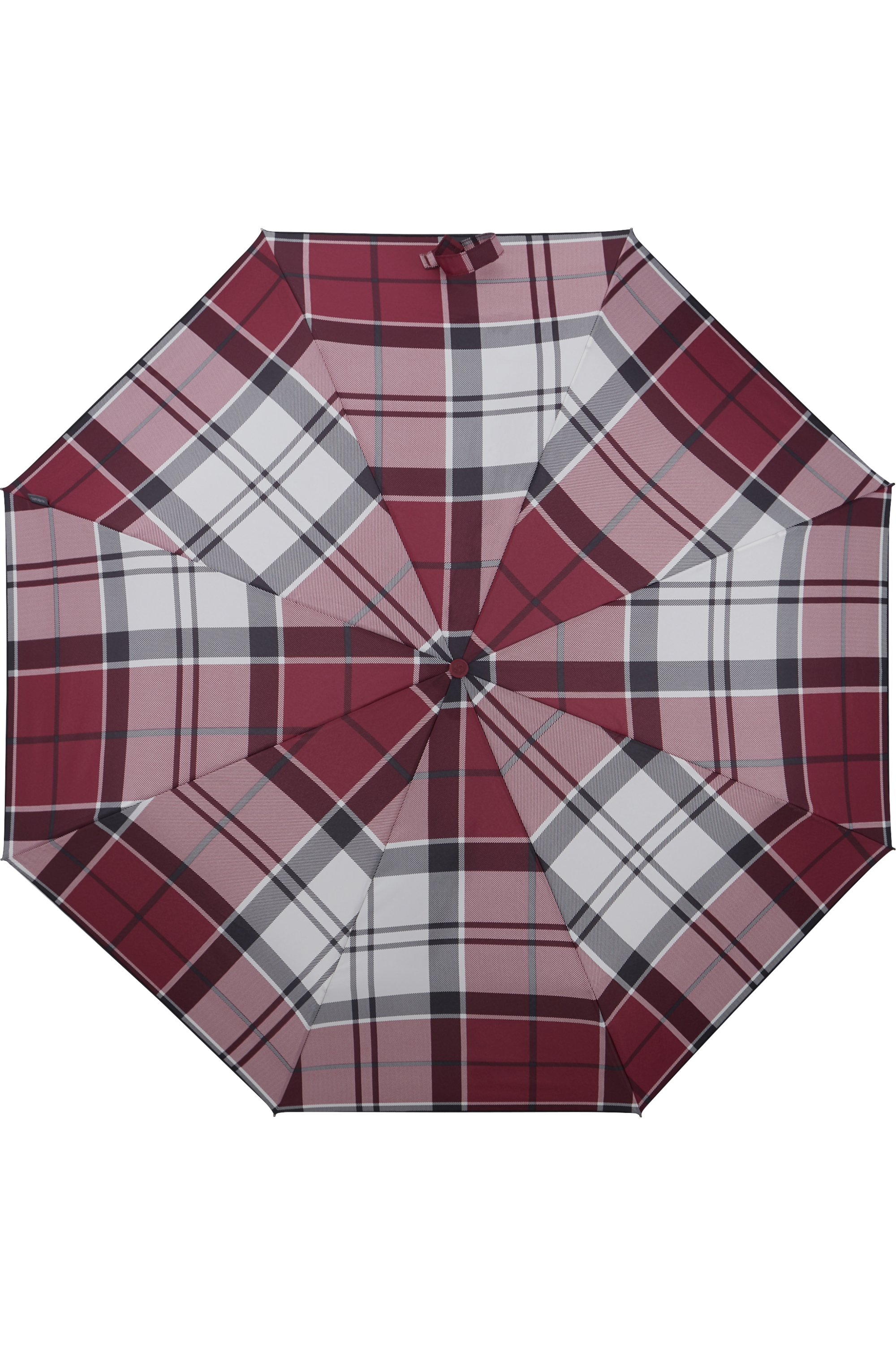 Samsonite Alu Drop S Ombrello CK1*17203 Garnet Red Check
