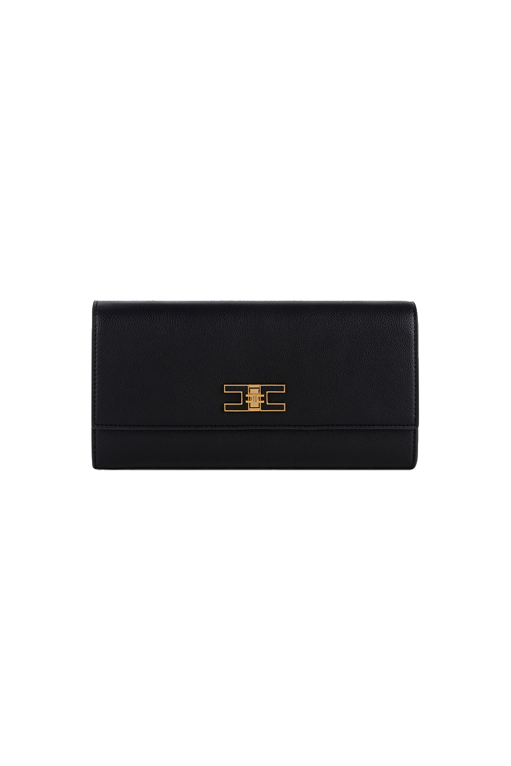 Pochette Clutch con Tracolla e Placca Logo