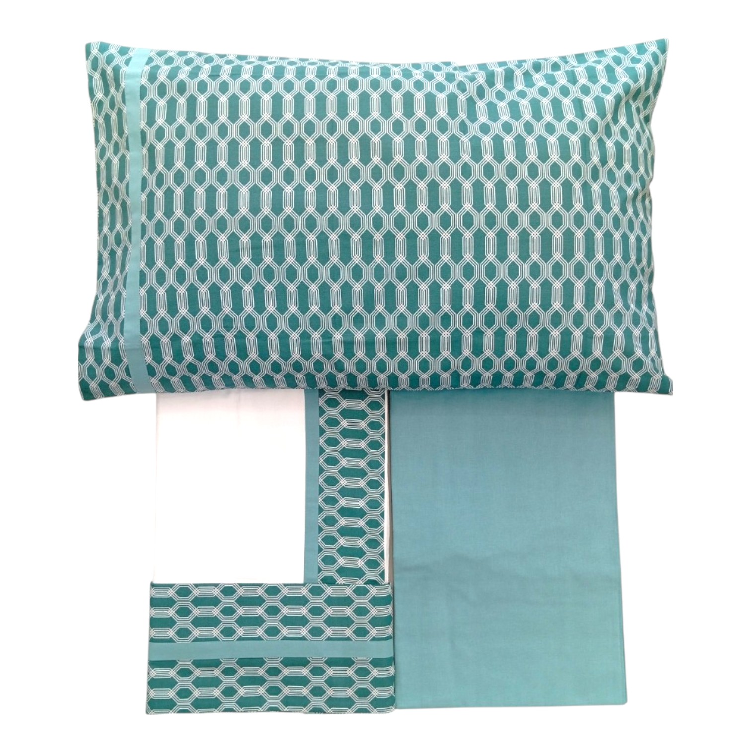 Completo letto matrimoniale Loop - petrolio