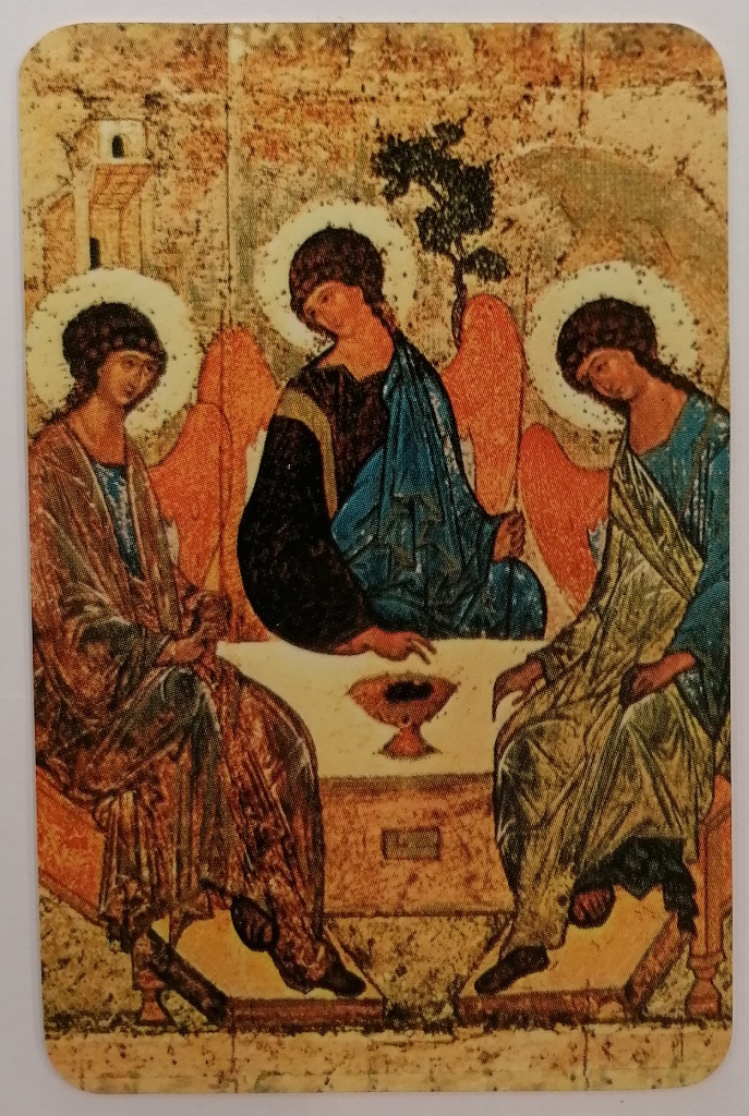 Santino Plastificato Trinità cm 8,5x5,5 (50 pezzi)