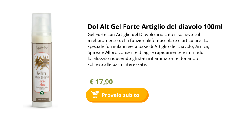 Gel forte Artiglio del Diavolo - Azione lenitiva