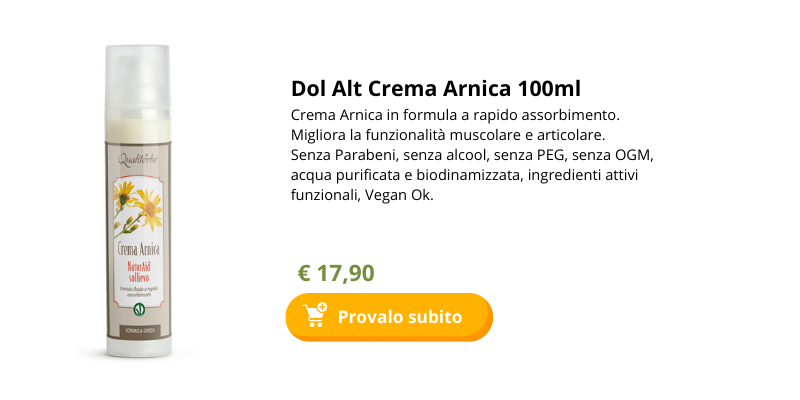Crema Arnica 100 ml - Benessere del microcircolo azione lenitiva e tonificante