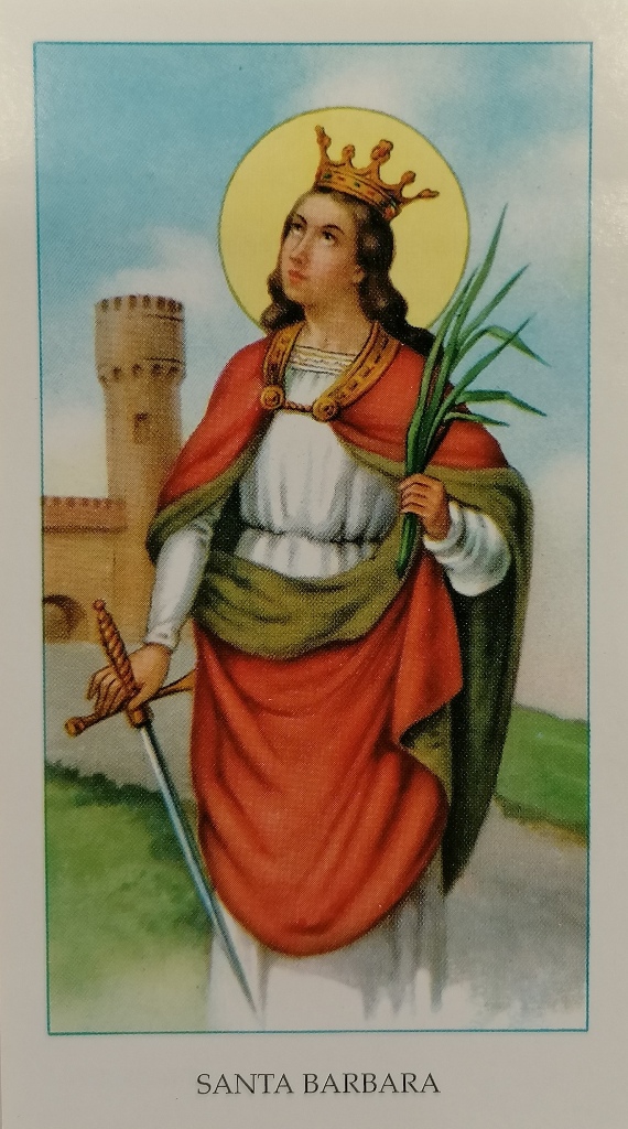 Santino Santa Barbara cm 10,5x6 (100 pezzi)