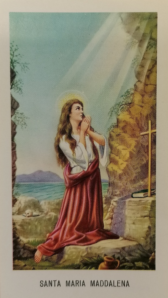 Santino Santa Maria Maddalena cm 10,5x6 (100 pezzi)