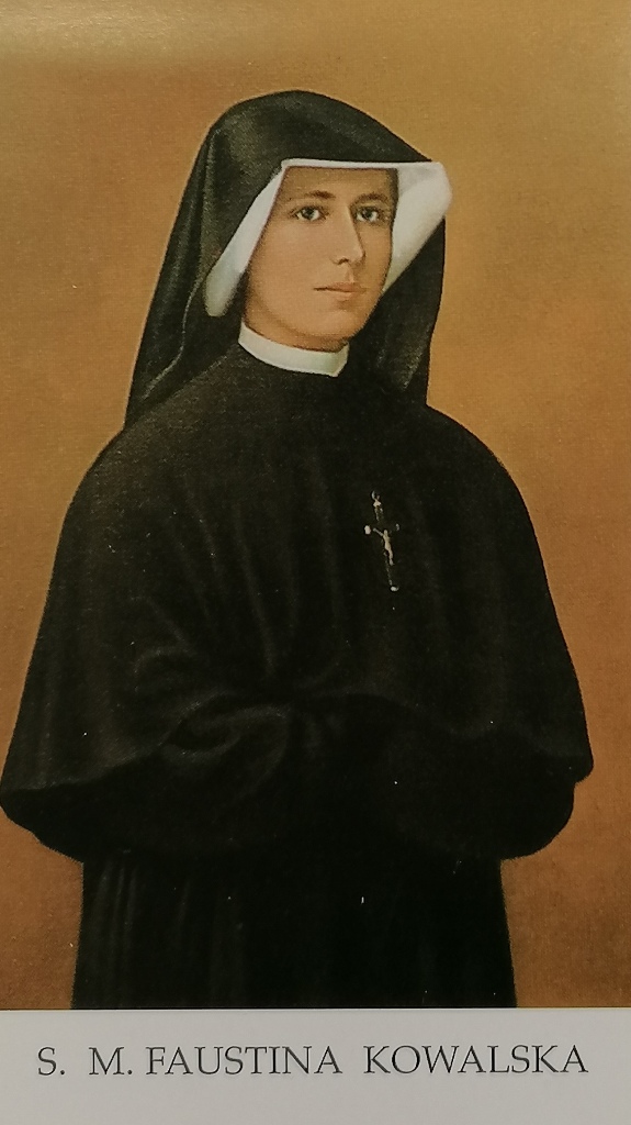 Santino Santa M. Faustina Kowalska cm 10,5x6 (100 pezzi)