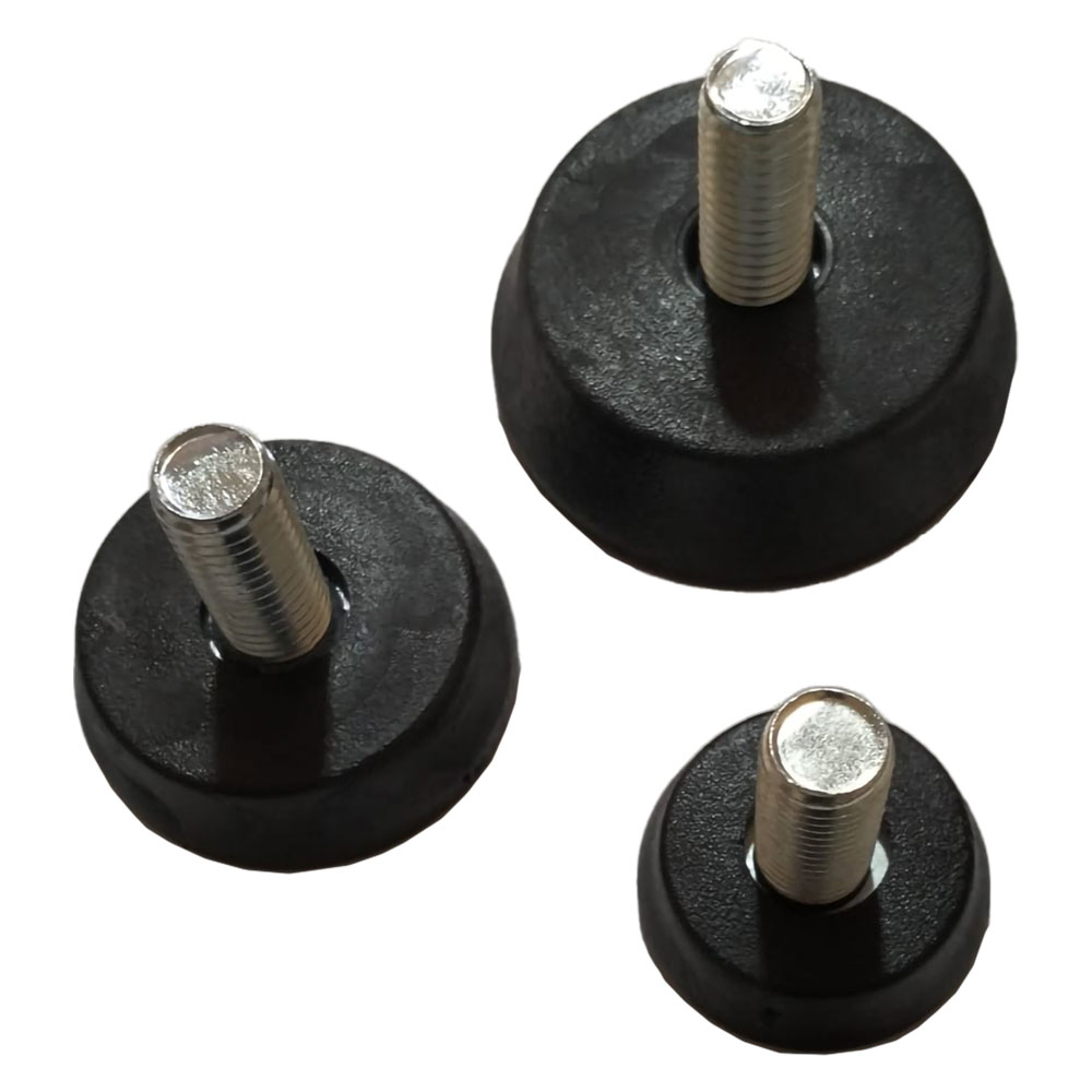 PIEDE REGOLABILE PER MOBILE filet. M 10 mm 40- 50 pezzi - BricoGo