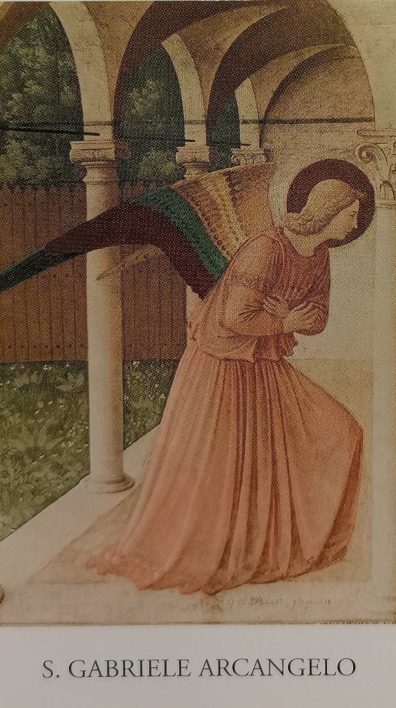 Santino San Gabriele Arcangelo cm 10,5x6 (100 pezzi)