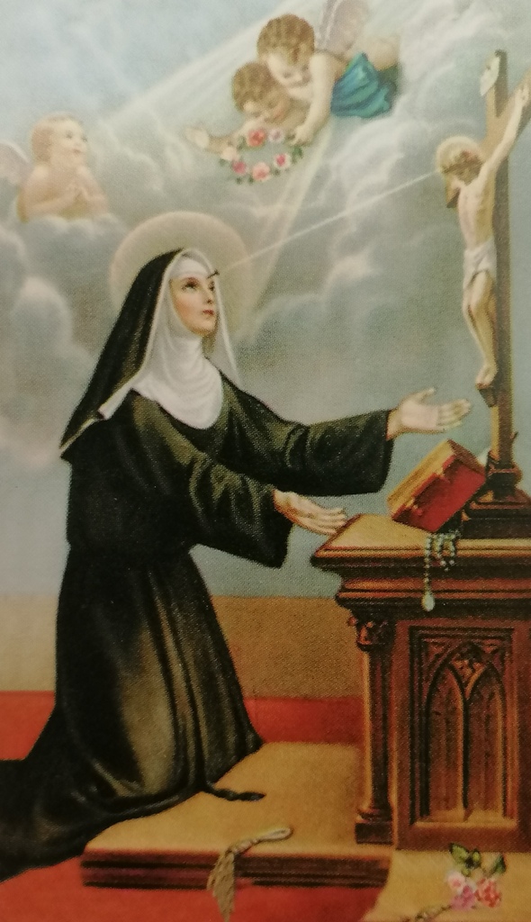 Santino Santa Rita da Cascia cm 12x7 (20-50 pezzi)