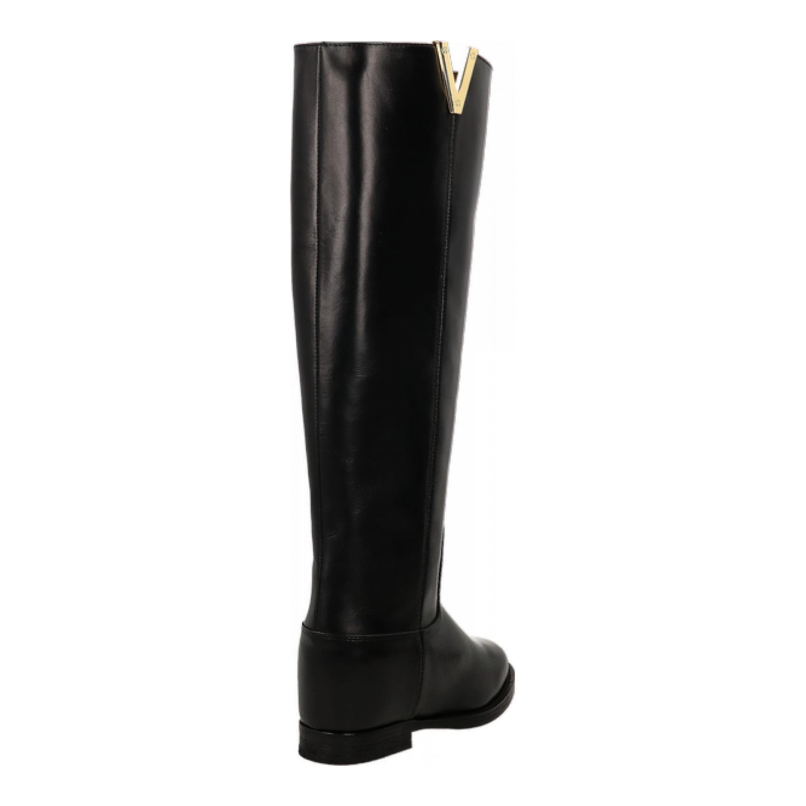 STIVALE A V SPACCO nero