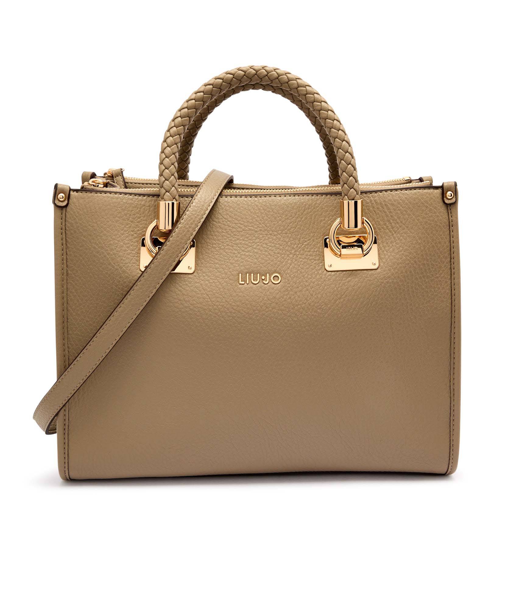 Liu Jo Manhattan Borsa a mano e tracolla AF5008 E0027 Desert Taupe