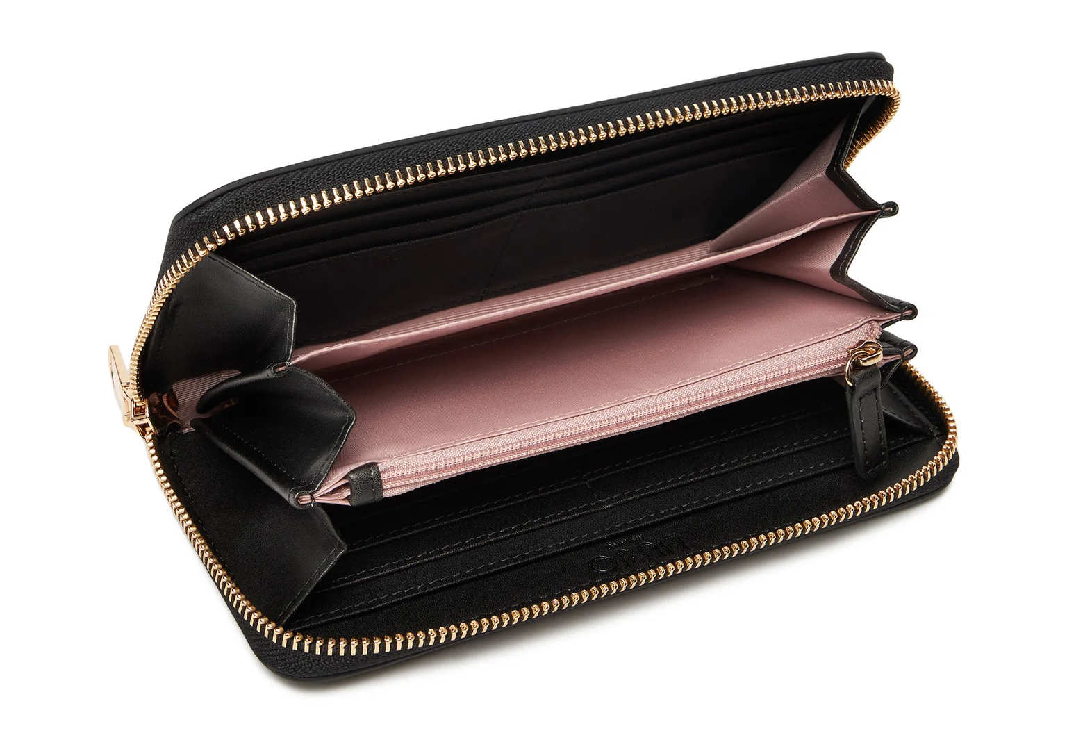 Portefeuille Femme Liu Jo Caliwen Noir - Zip Around Élégant Et Pratique