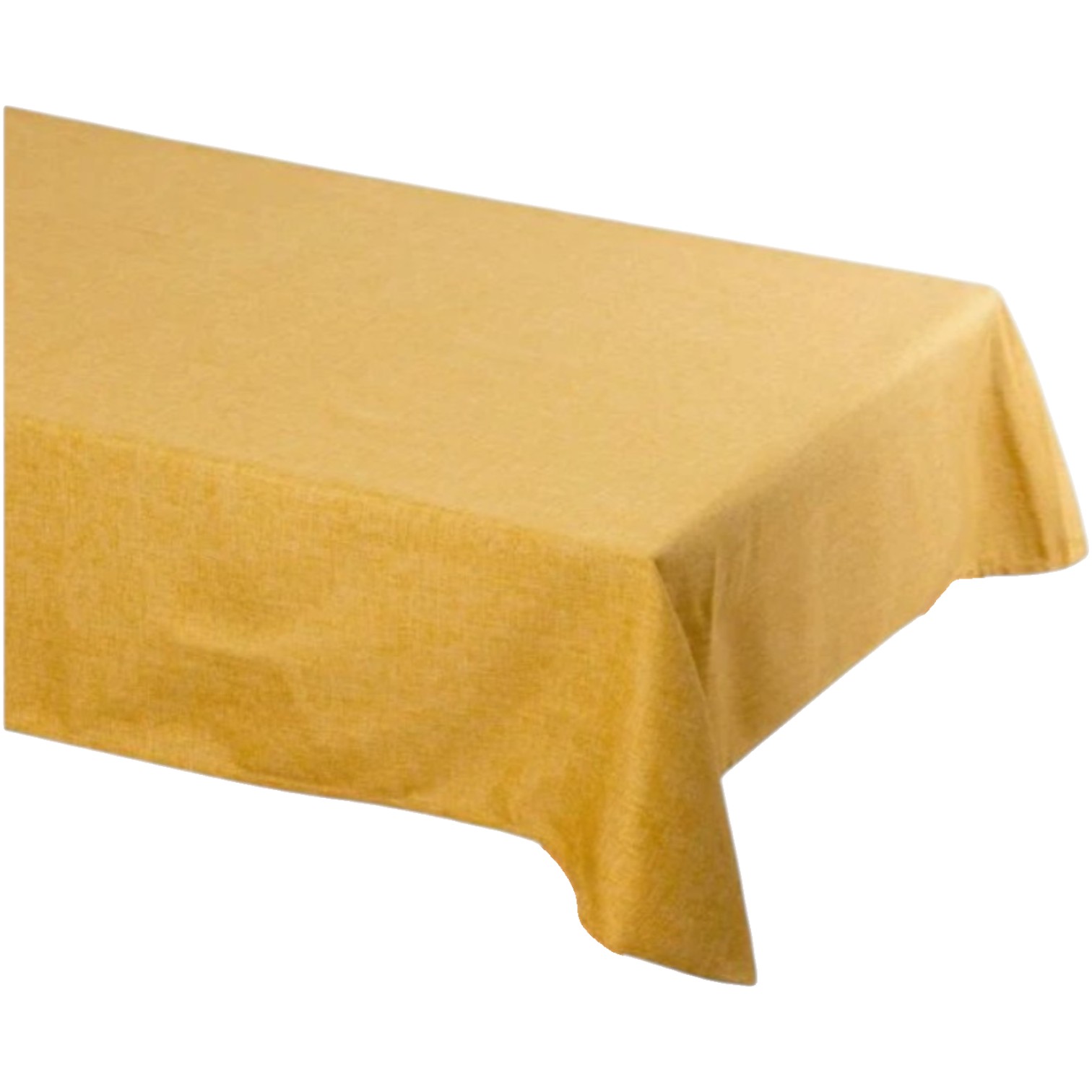 Tovaglia No Stiro effetto lino 140 x 240 - ocra