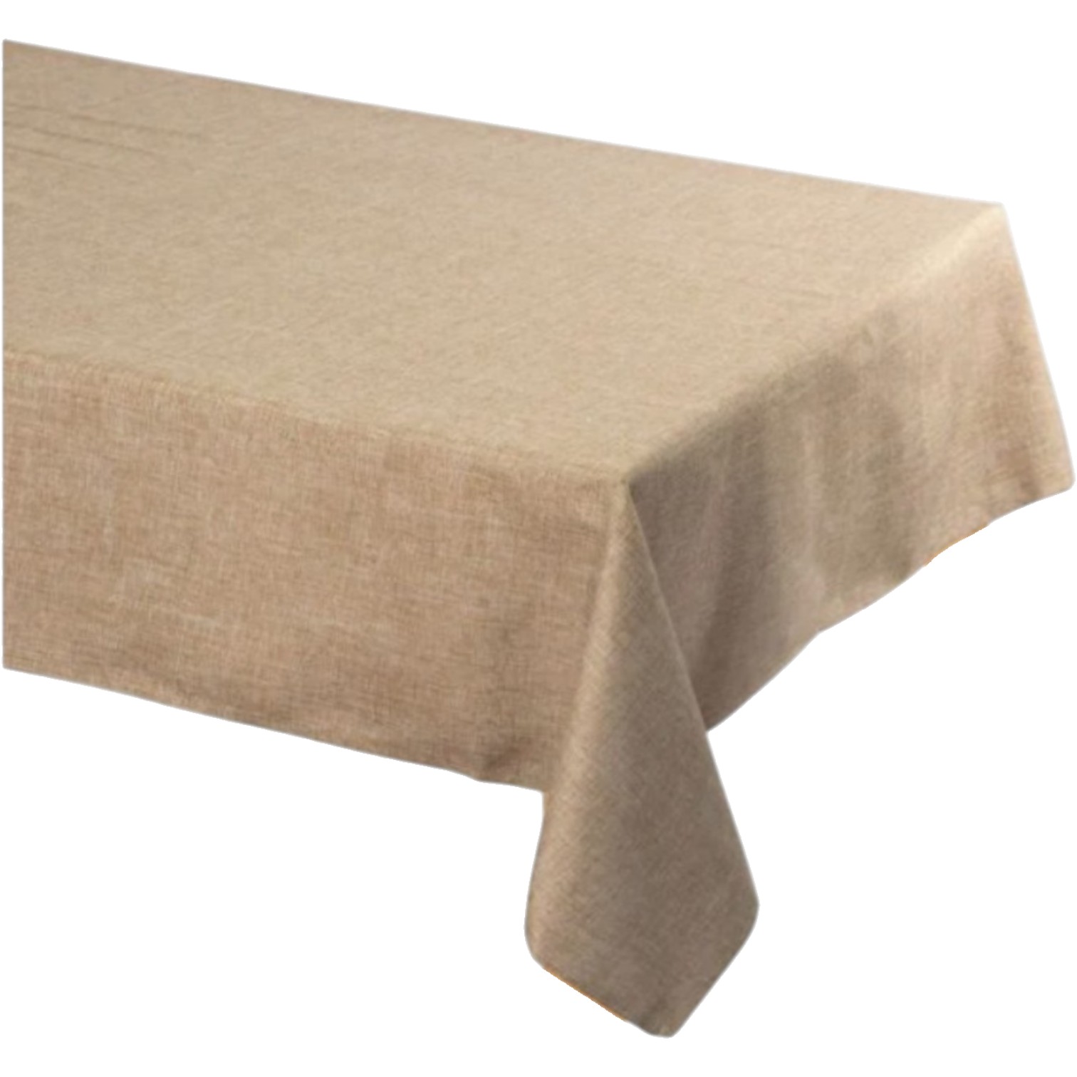 Tovaglia No Stiro effetto lino 140 x 320 - sabbia