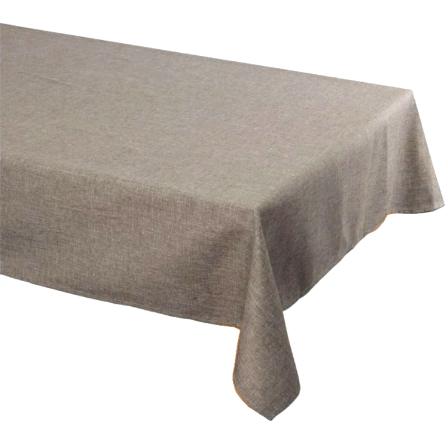 Tovaglia No Stiro effetto lino 140 x 320 - tortora