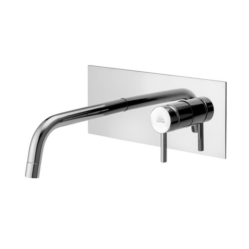 Image of MISCELATORE INCASSO LAVABO CON BOCCA LINEA STICK- Cromo bocca L. 178 mm- PAFFO- pezzi 1