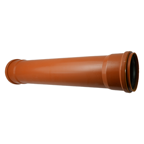 TUBO 2 BICCHIERI RAL 8023- Diam. 140 lungh. 3000- ESCLU- pezzi 1