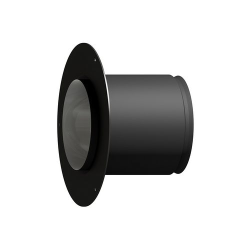 Image of ROSONE A MURO CON ELEMENTO DRITTO L. 125MM MF- Diam. 130 / Rosone D.230- DK- pezzi 1