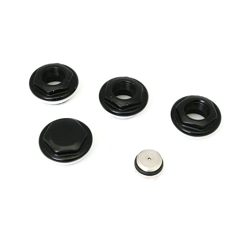 KIT 2 RIDUZIONI DX SX PER RADIATORI TUBOLARI ARDESIA- 1x3/8 Nero- CORDI- pezzi 1