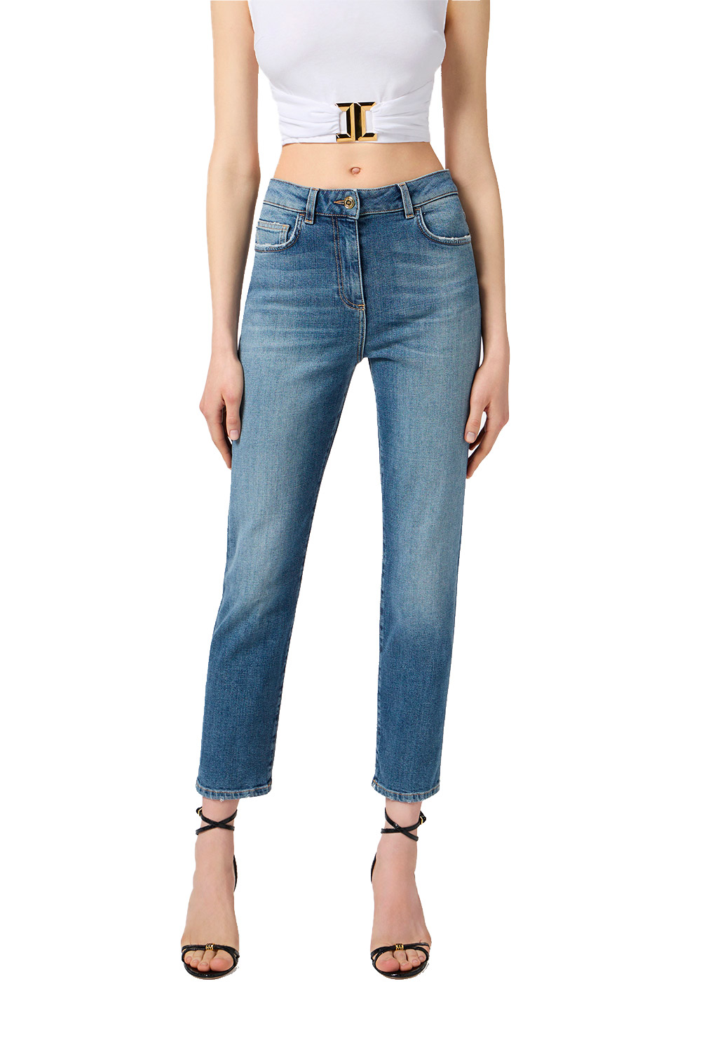 Jeans con Logo Embossed