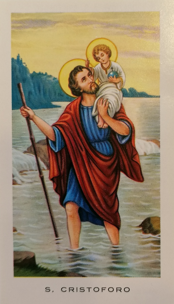 Santino San Cristoforo cm 10x6 (30-50 pezzi)