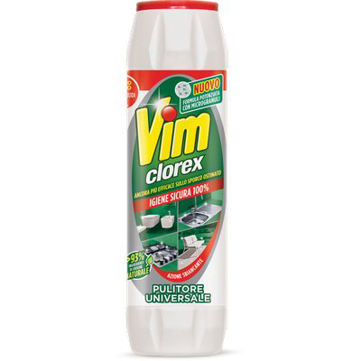PULITORE UNIVERSALE VIM CLOREX - POLVERE GR 750- 12 pezzi