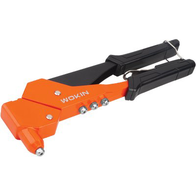 RIVETTATRICE MANUALE TESTA GIREVOLE 215811 WOKIN - ACCIAIO MM 2,4/3,2/4,0/4,8- 2 pezzi