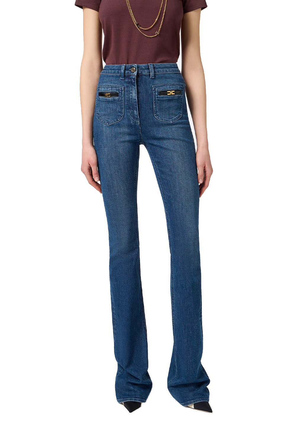 Jeans con Logo Gioiello