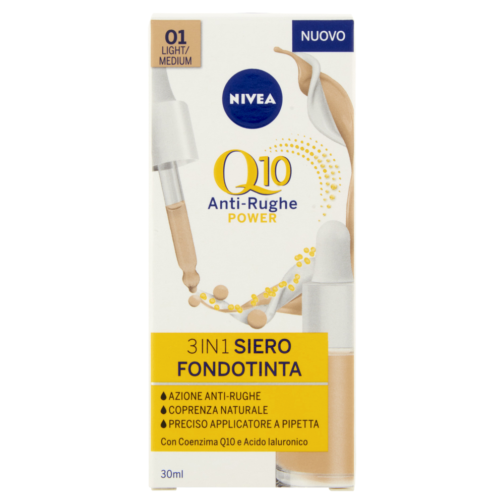 Q10 Anti-Rughe Power 3in1 Siero Fondotinta N.01
