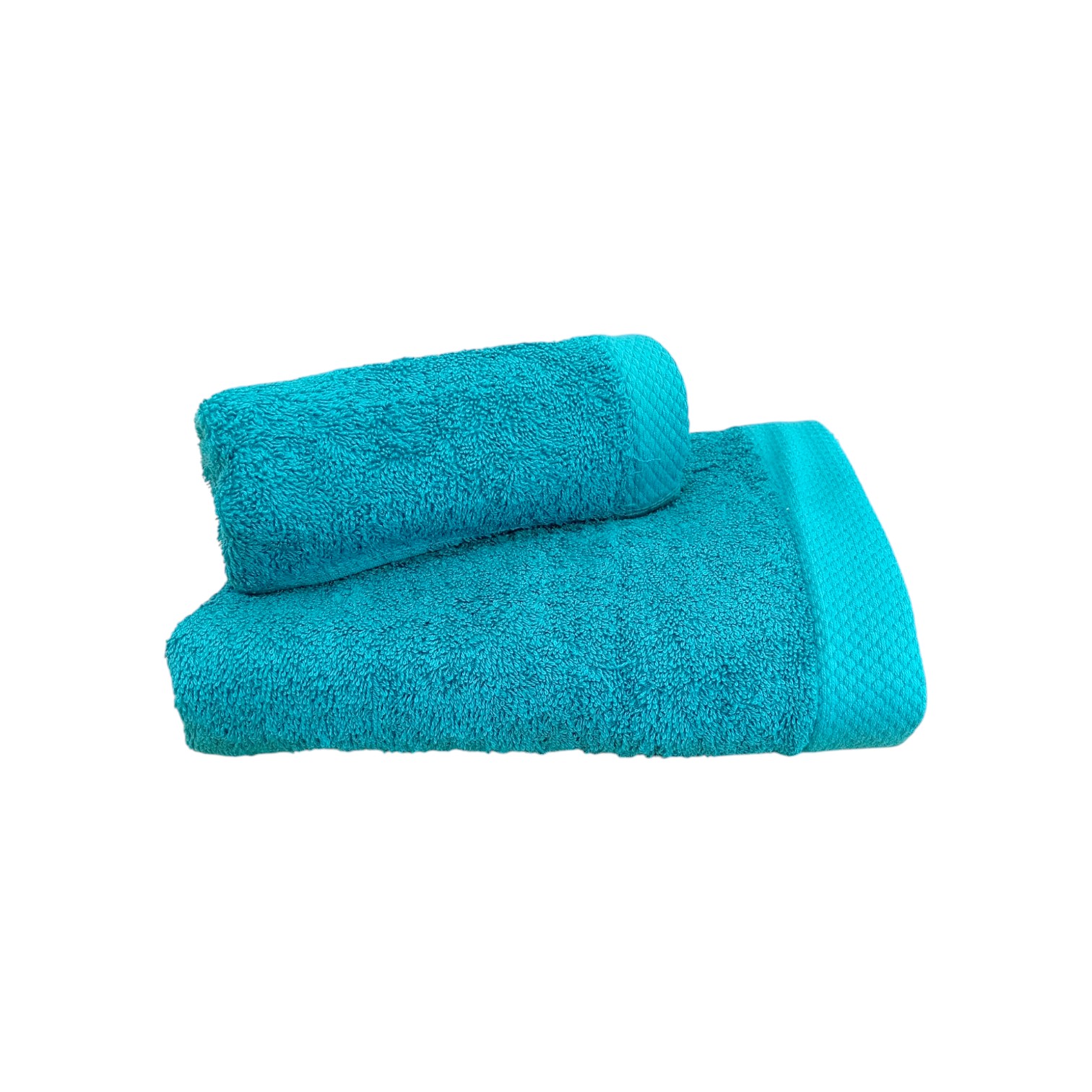 Coppia asciugamani Marea viso + ospite 550 gr - laguna