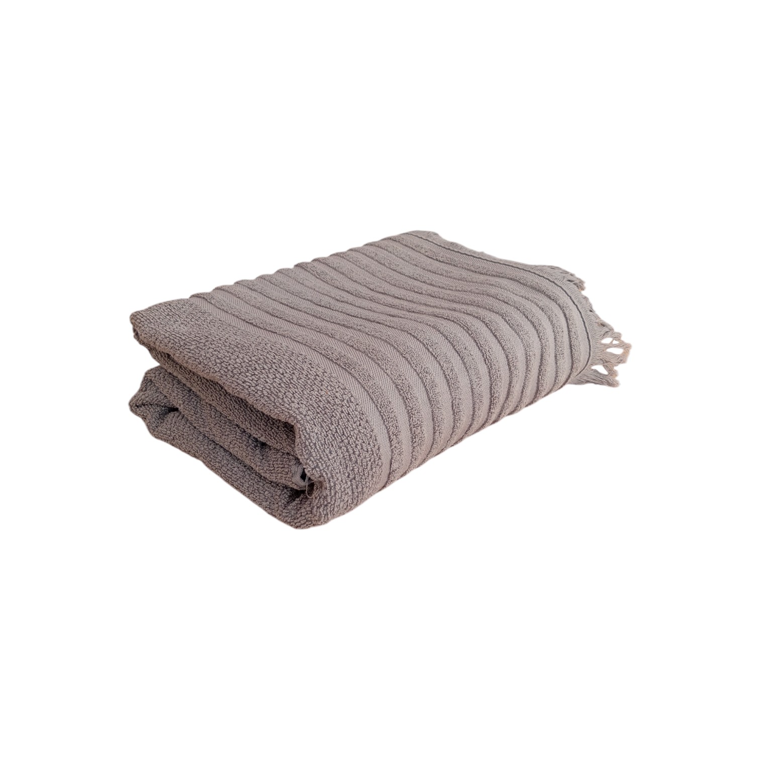 Telo doccia Giulia 500 gr misura 100 x 150 - tortora