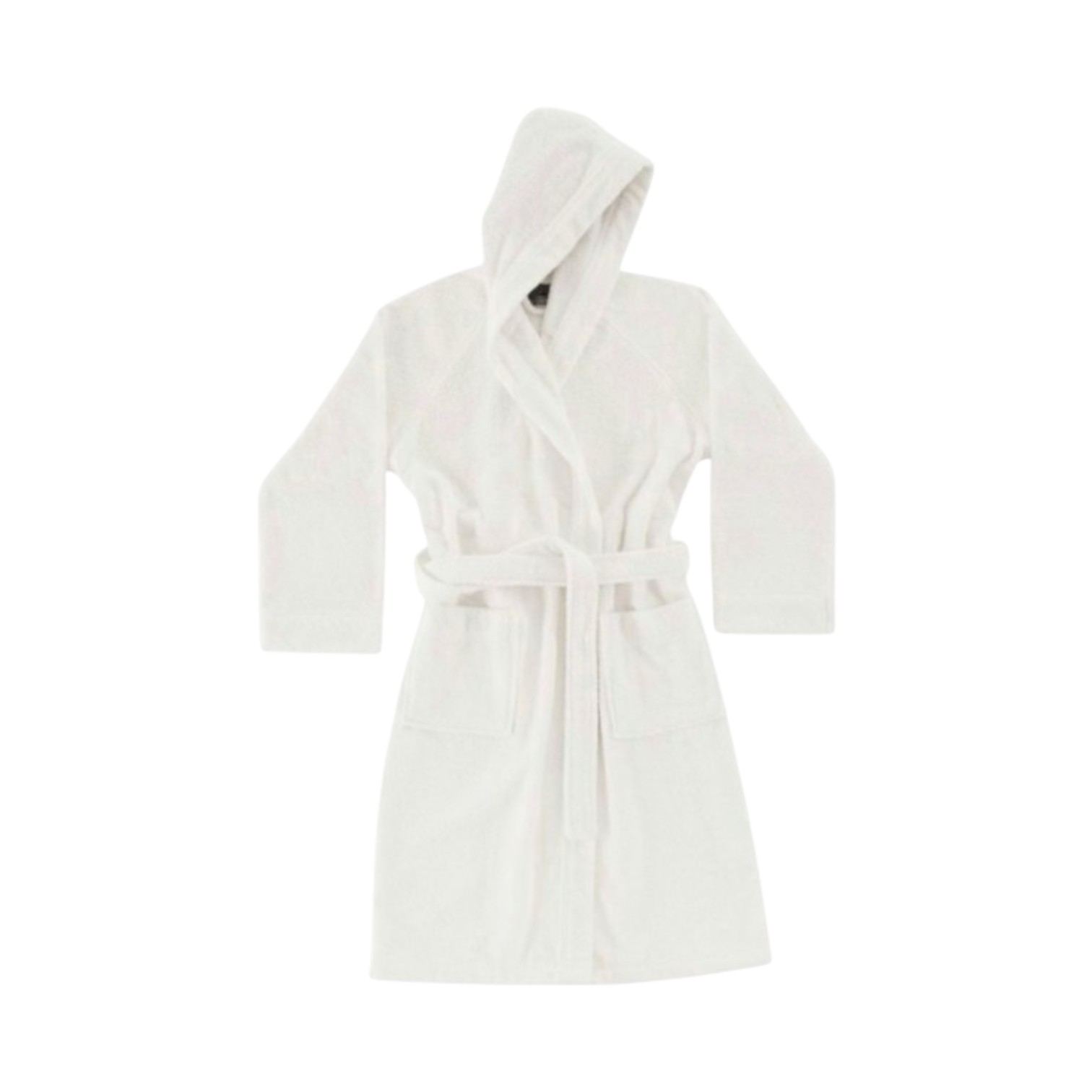 Accappatoio unisex microspugna Loren - bianco