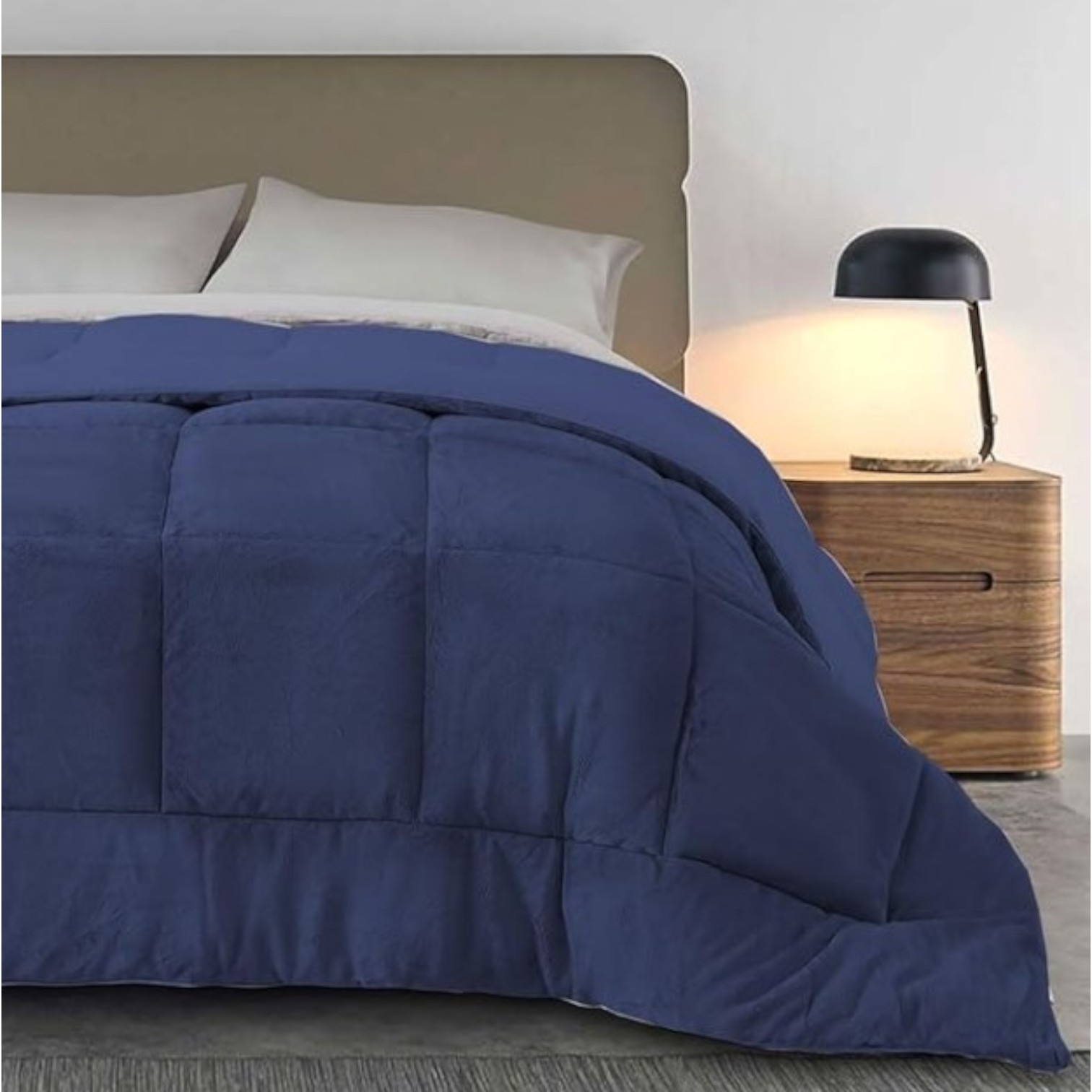 Trapunta matrimoniale Soft Touch - blu