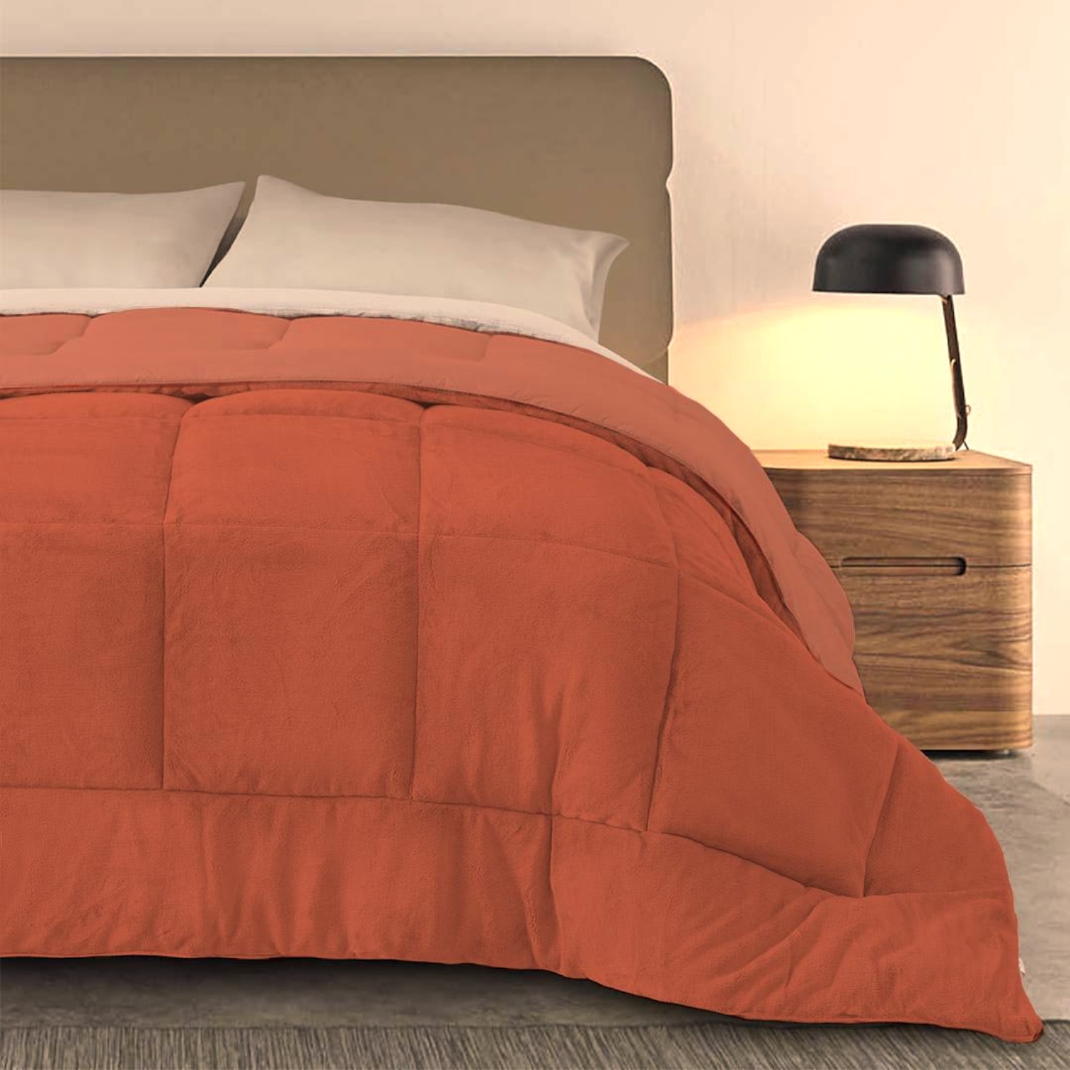 Trapunta matrimoniale Soft Touch - ruggine