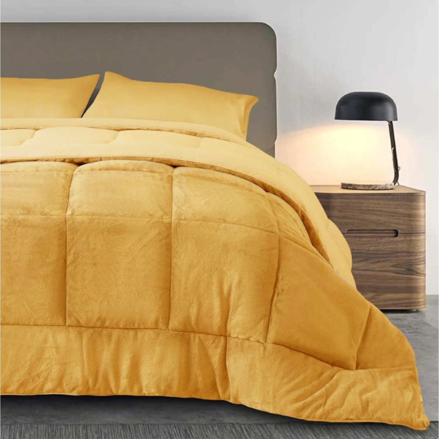 Trapunta matrimoniale Soft Touch - ocra