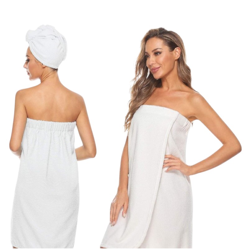 Set da bagno Telo pareo e Turbante