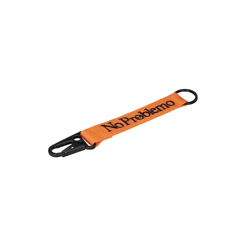 NO PROBLEMO Portachiavi Carabiner Keychain Mini Problemo Orange