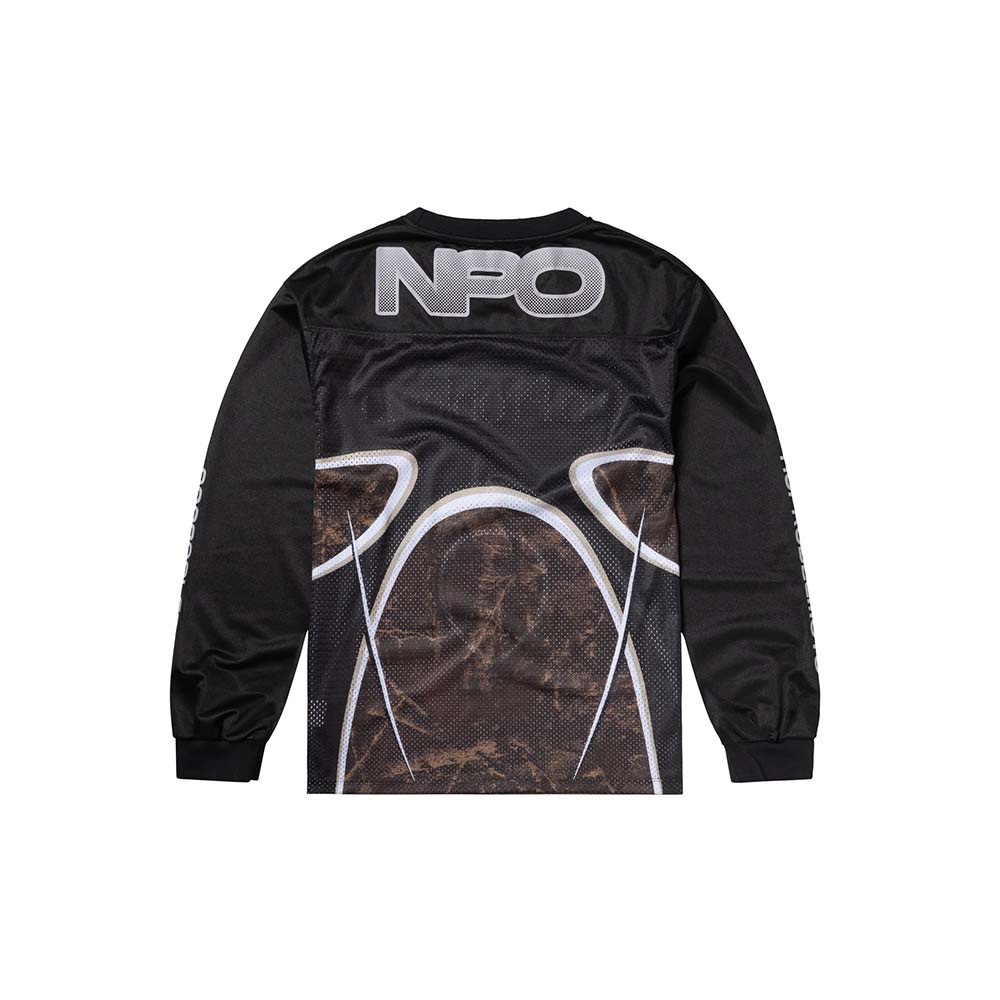 NO PROBLEMO Maglietta Mancihe Lunghe LS Shirt Moto Alien 