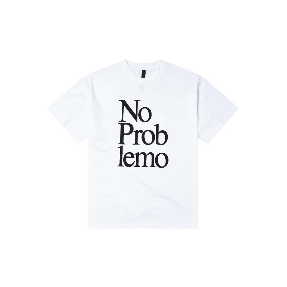 NO PROBLEMO Maglietta Maniche Corte Tee Wrapped White 