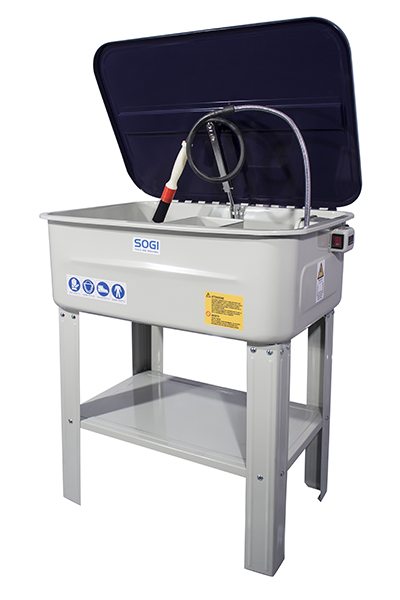 Vasca Lavapezzi MSW Da 20 Litri - Per Pulire Parti Motore Con Pennello E Pompa Integrata - Foto 4