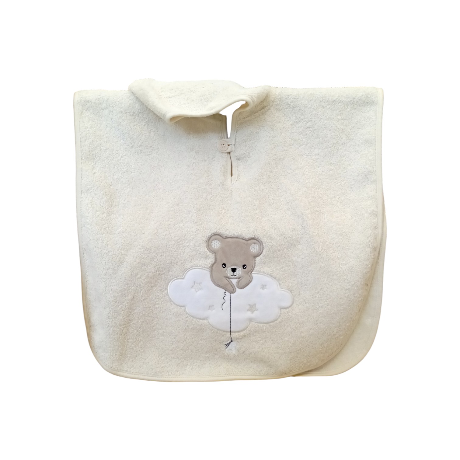 Poncho Greta 0-2 anni misura 46 x 62 - naturale