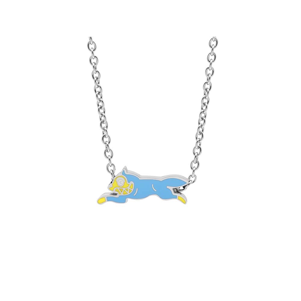 ICECREAM Collana Chain Necklace Running Dog Blue 
