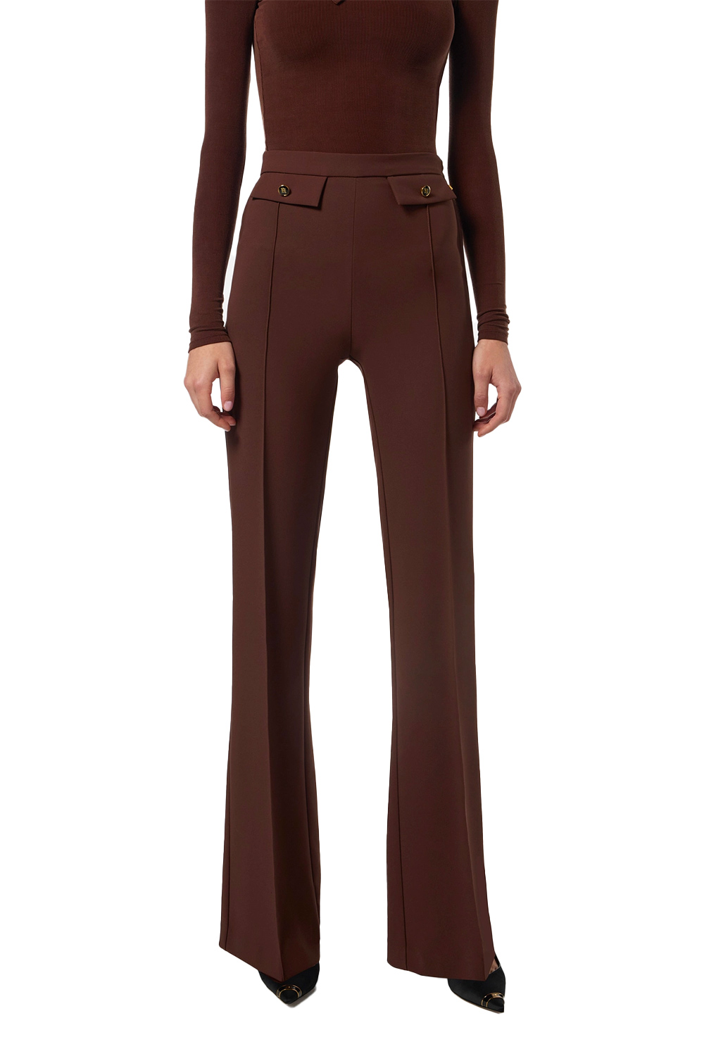 Pantalone in Doppio Crêpe