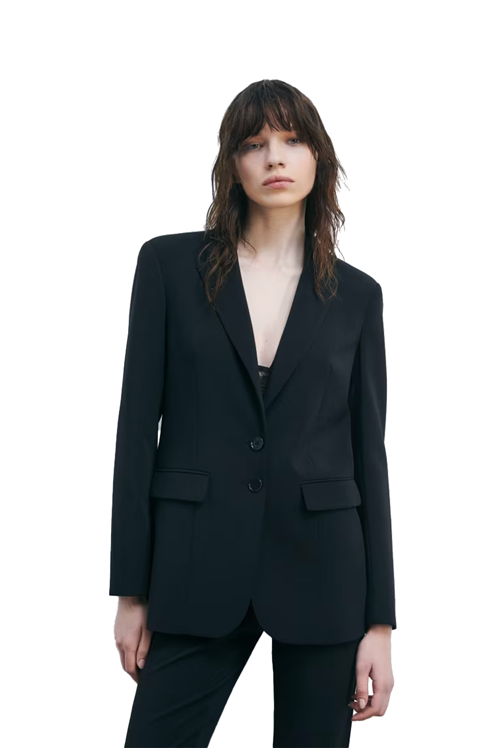 Blazer Over Sartoriale in Crêpe