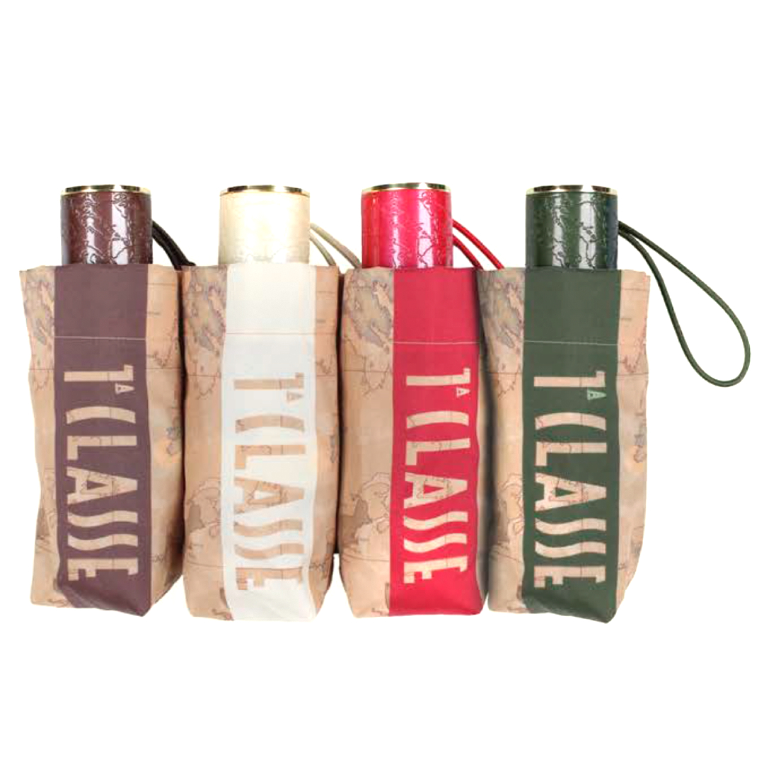 Alviero Martini 1A Classe Geo Bordo Ombrello 1032 Marrone