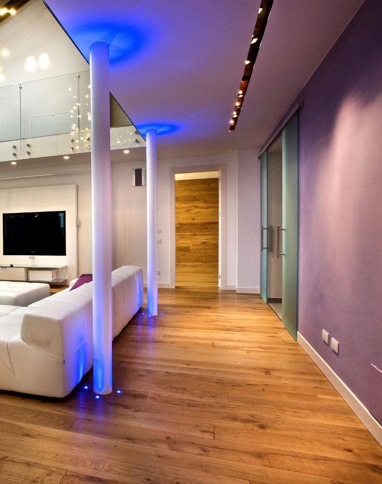 A project in which we combine different wood floors