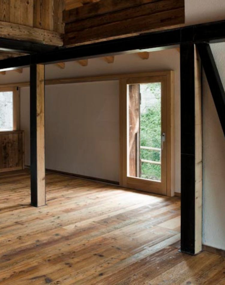 parquet rustico in legno di abete