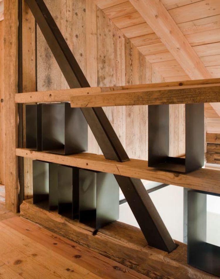 soppalco in legno d’abete