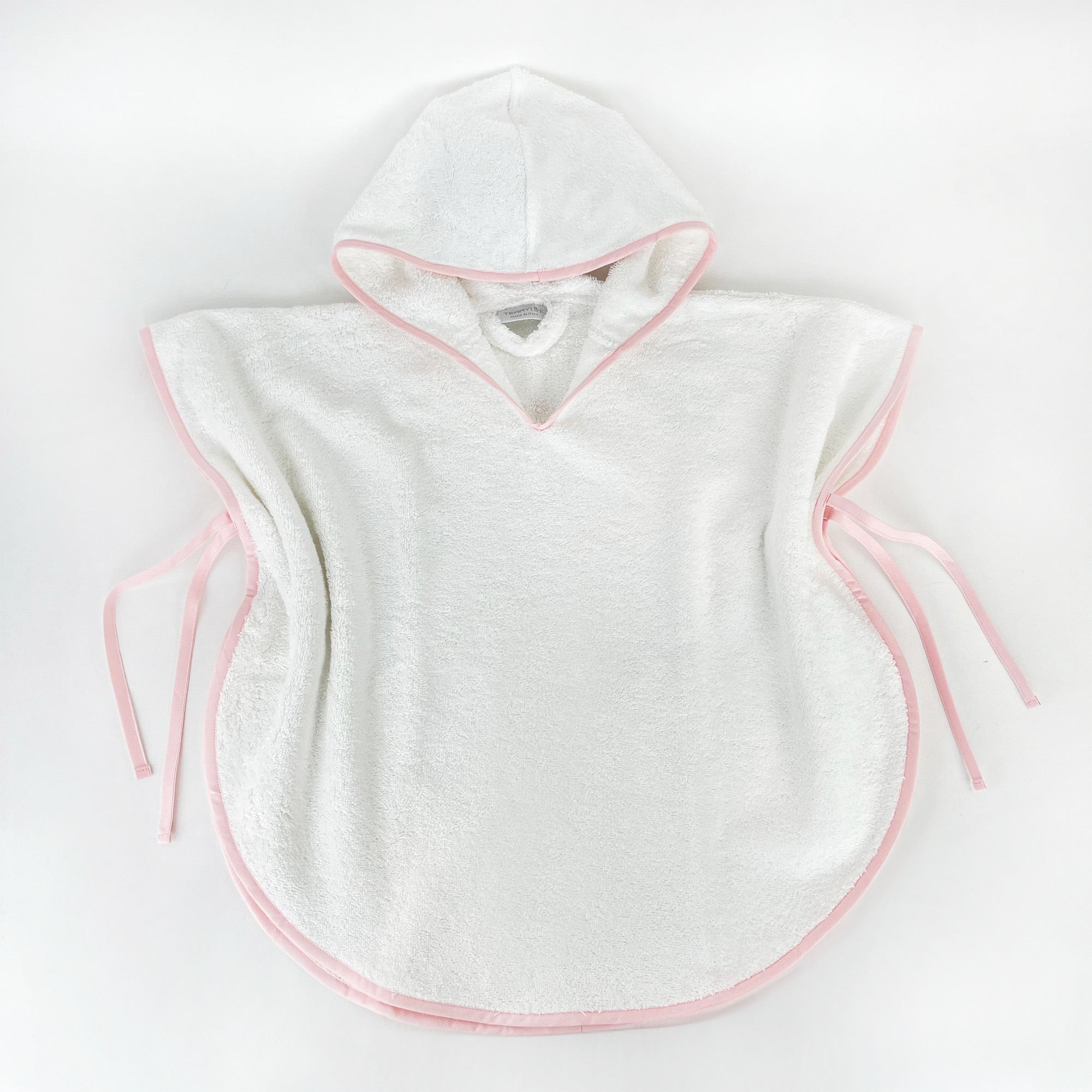 Poncho per bambini Bianco-Rosa rr