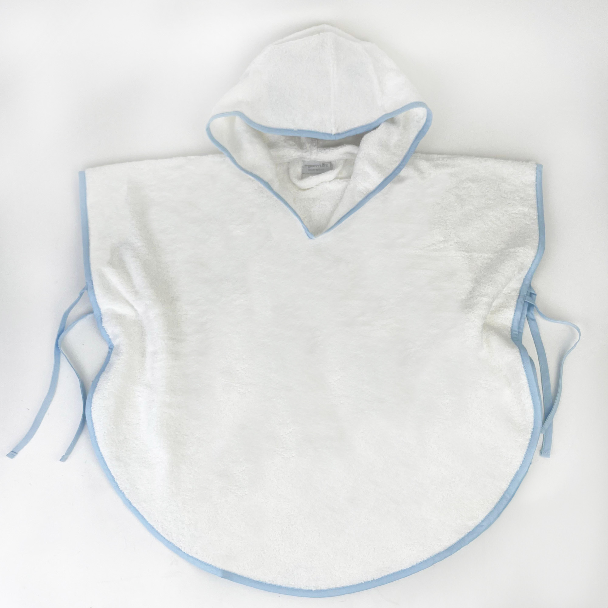 Poncho per bambini Bianco-Azzurro rr